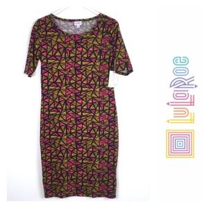 LuLaRoe Julia Dress M